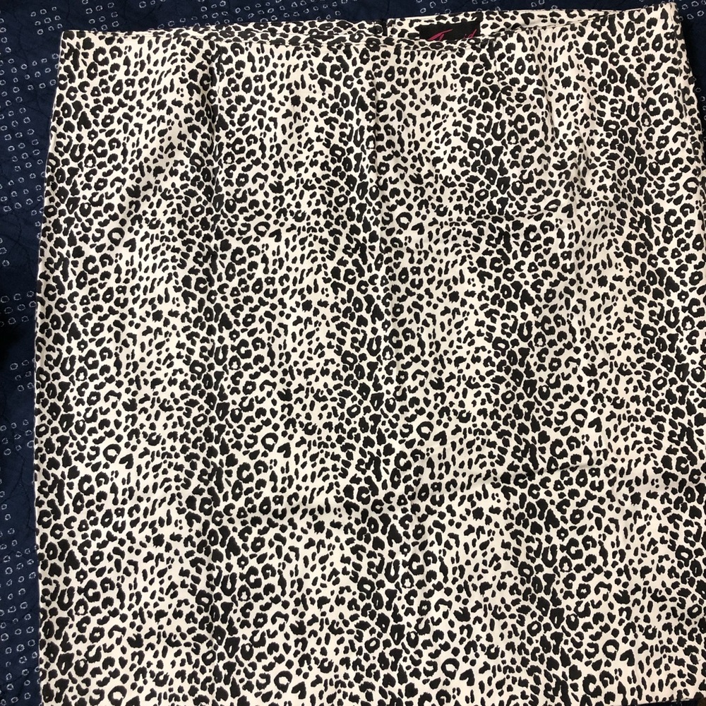 TORRIS Animal print pencil skirt rockabilly